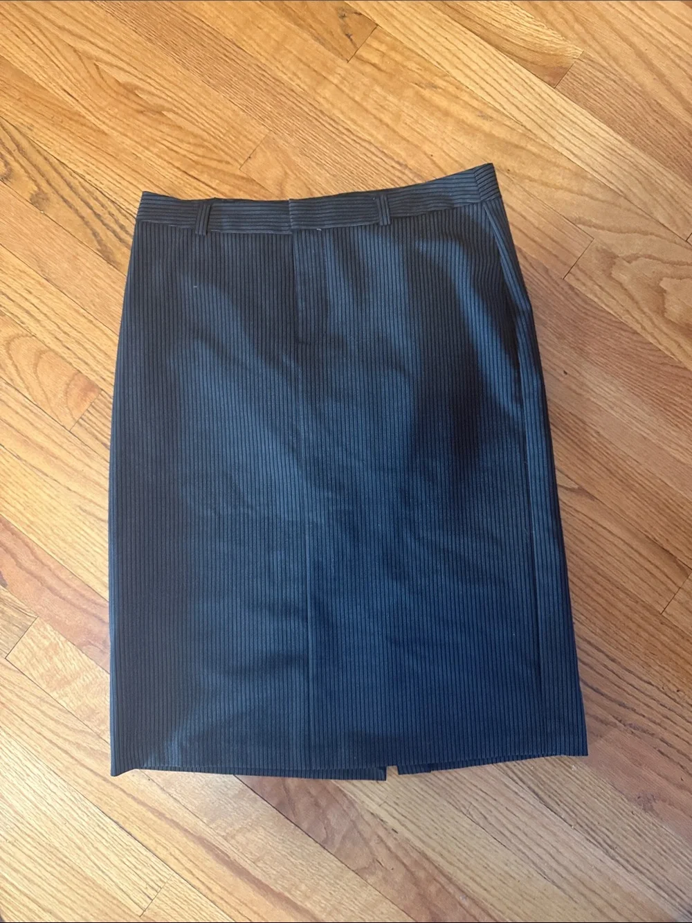 GAP Black Pinstripe Pencil Skirt